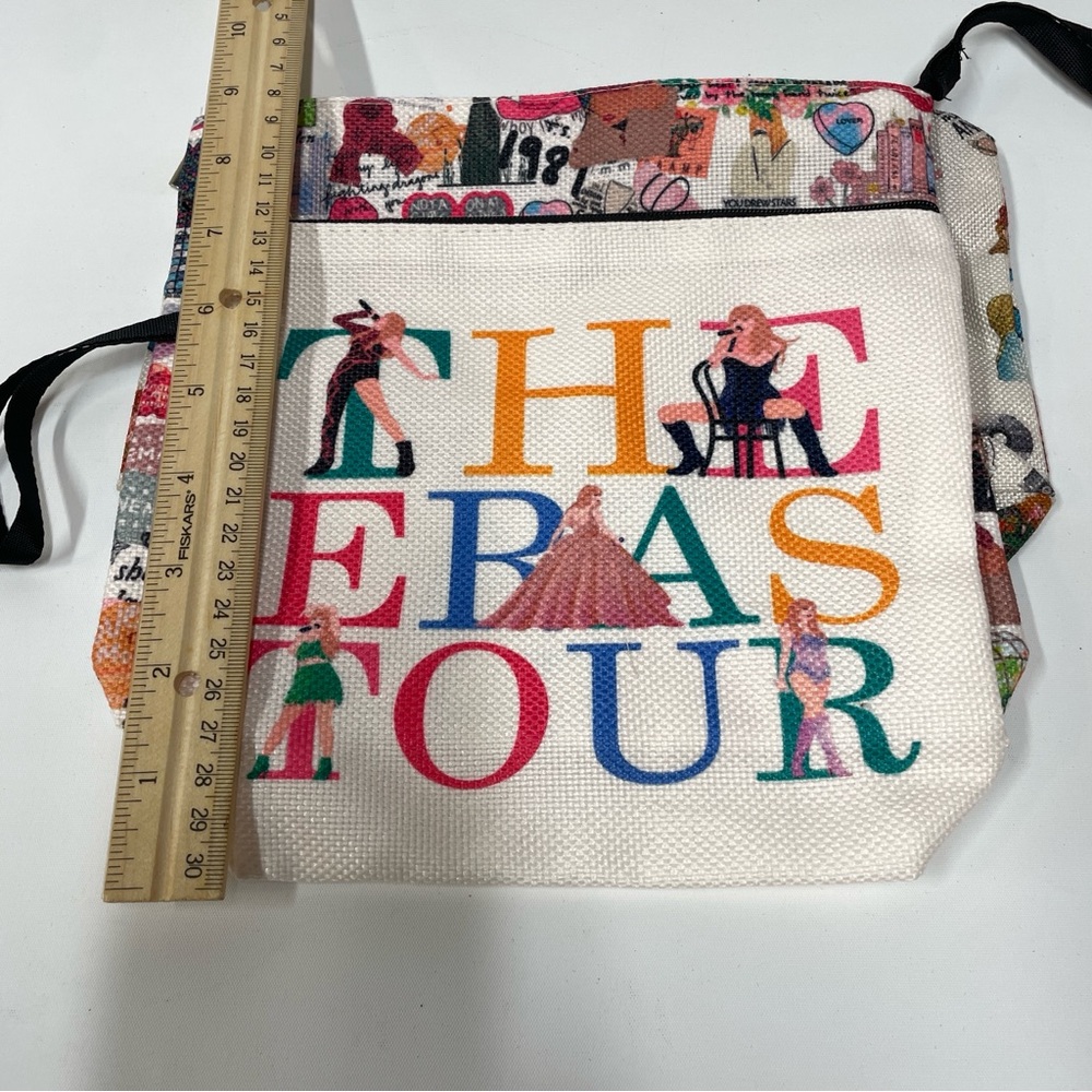 NWOT Taylor Swift Swiftie Canvas Makeup Jewelry Bag Set 3-piece Era Tour Gift - Picture 3 of 8
